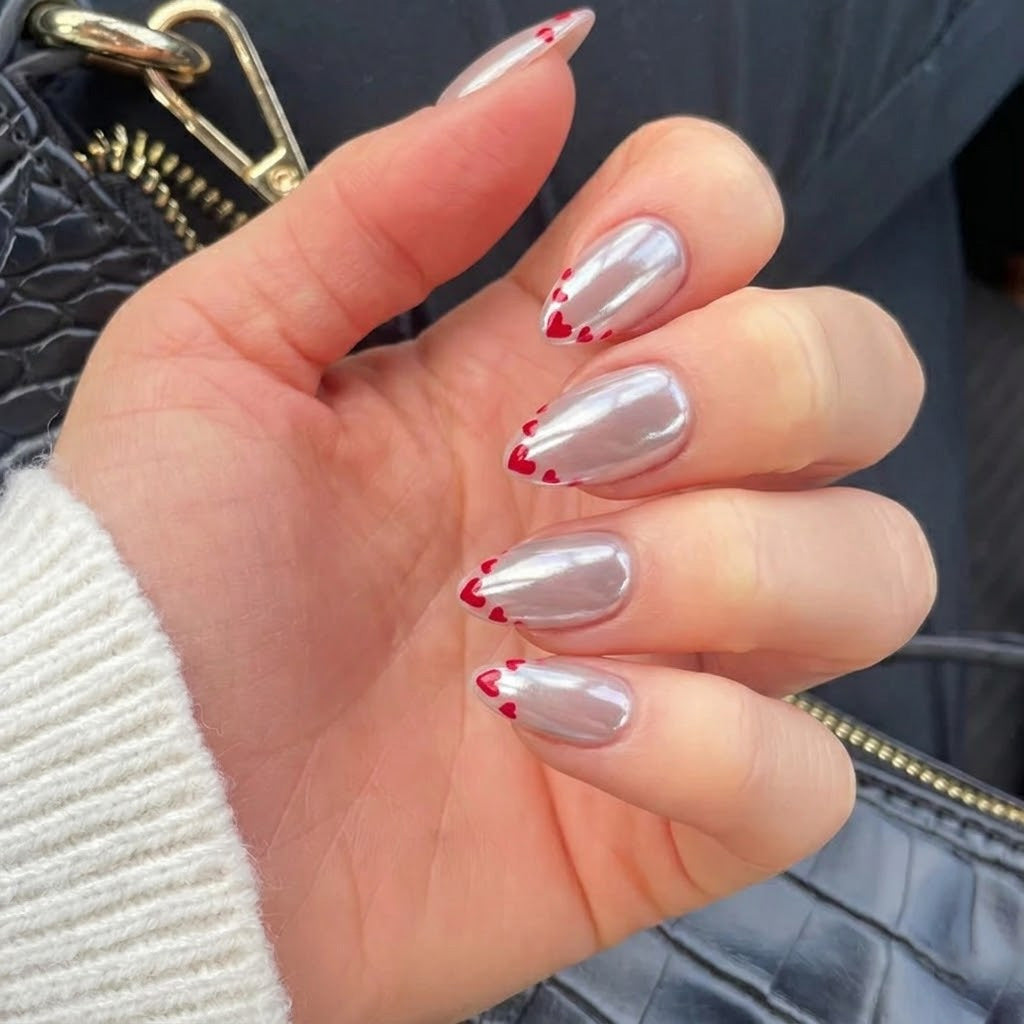 Chromed Hearts (long amande)