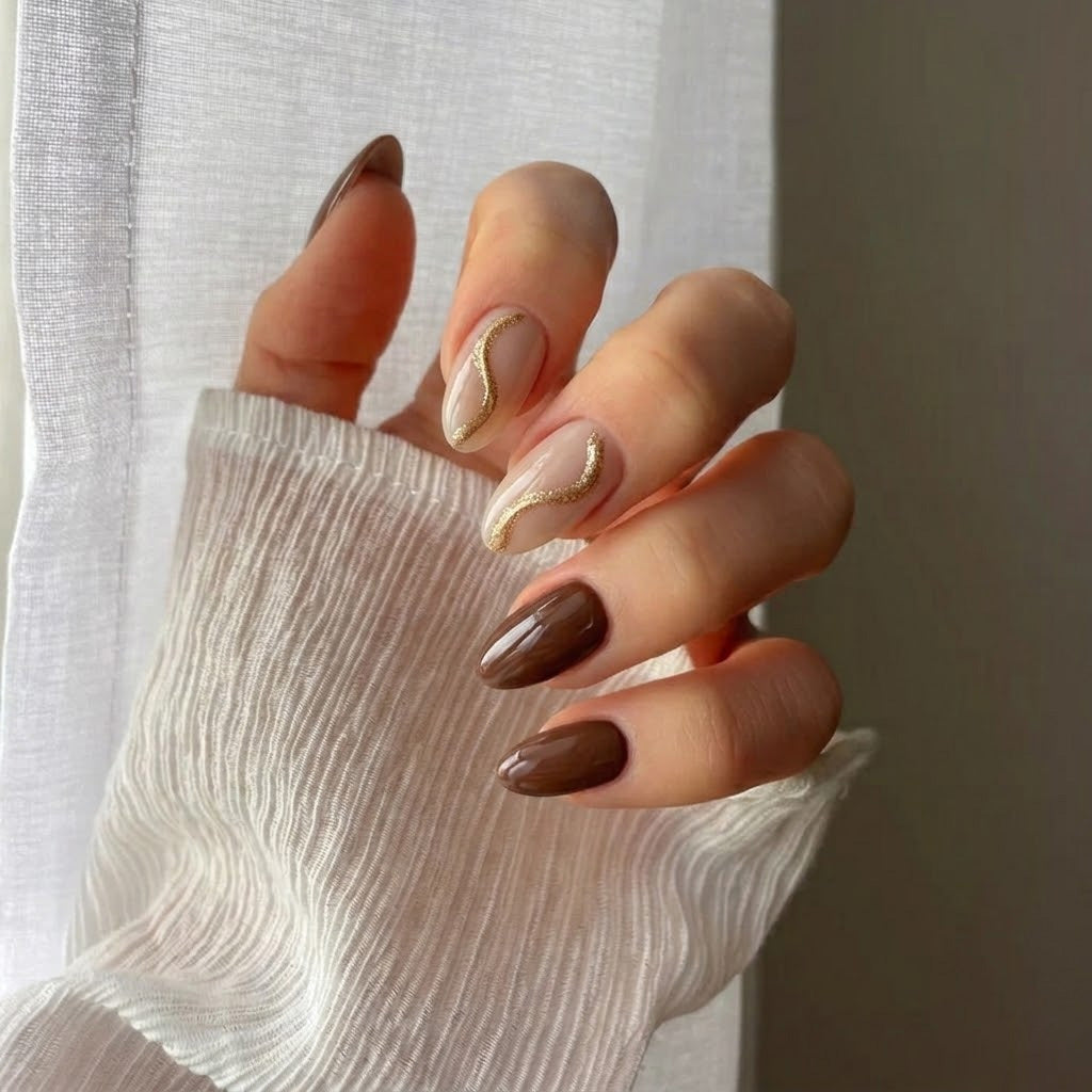 Mocha Swirl (moyen amande)